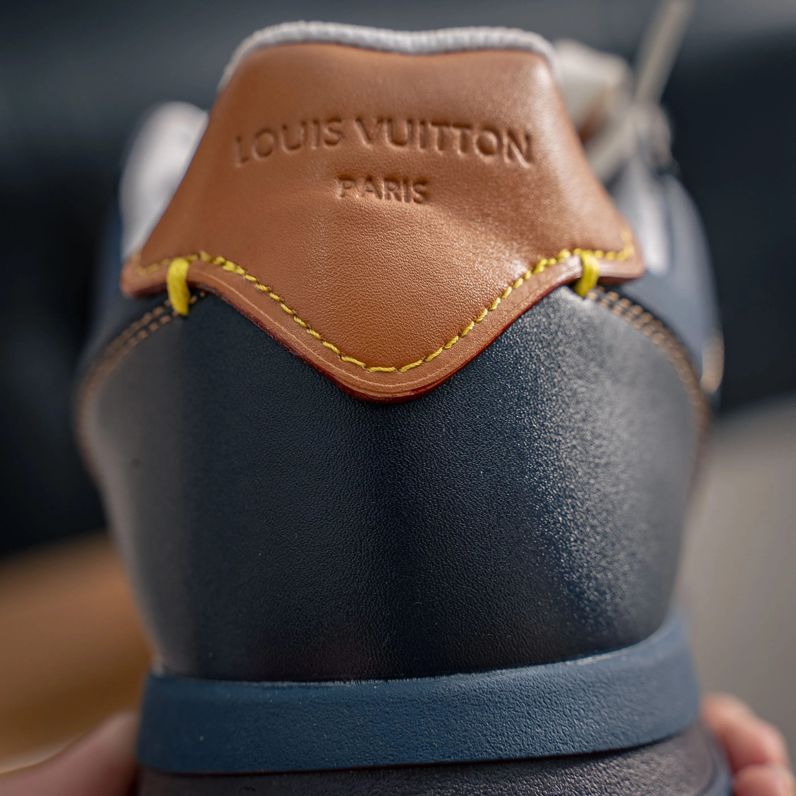 # LOUIS VUITTON x Nigo lv Buttersoft Cowhide Leather FW 25 Lace-Up Low-Top Shoes Same Style